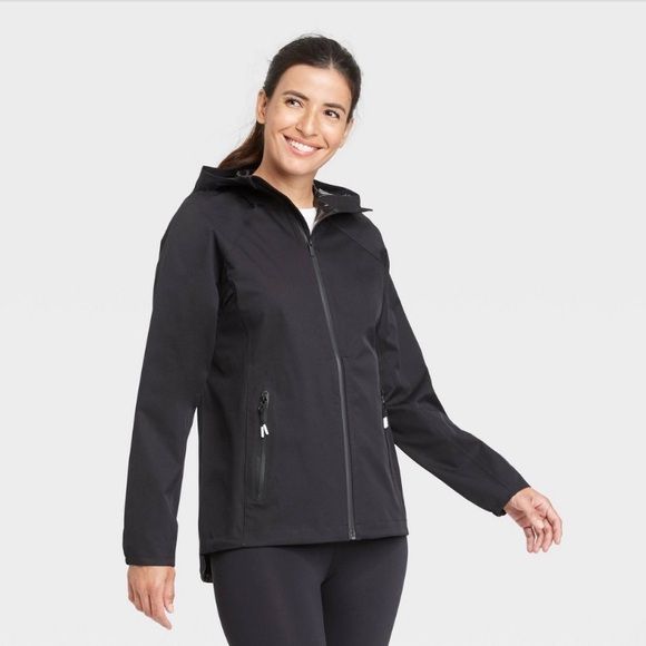 ✨all in motion black waterproof rain jacket✨ - Picture 1 of 9
